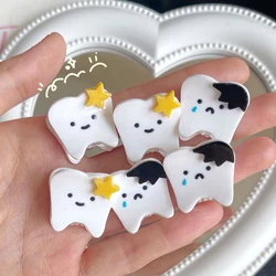 Cartoon Cute Teeth Star Pentagram Hair Clip for Women Cute Fun Creative Mini Hair Claws Aesthetic Fashion Hair Accessories Gift