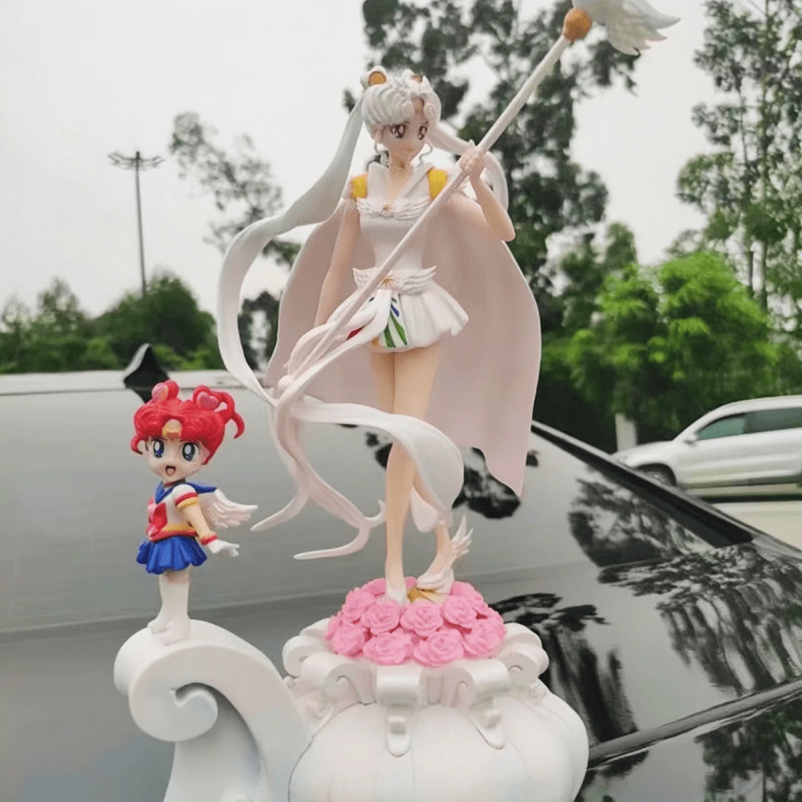 

Sailor Moon Knight Sailor Moon & Sailor Universe Order Scene Model Gk Figure 37cm Pvc Action Figure Toys Anime Xmas Gift