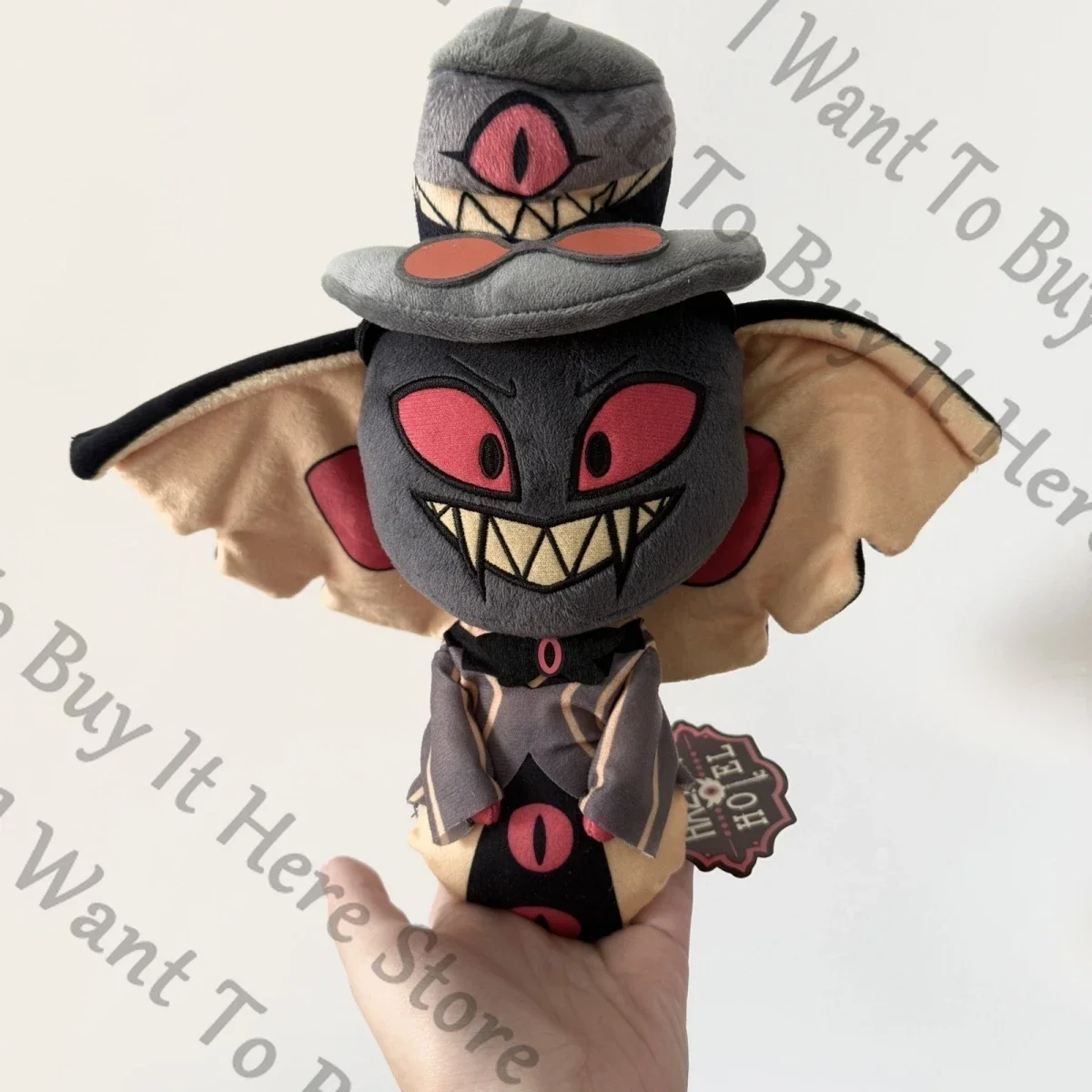 

Genuine Anime Hazbin Hotel Charlie Niffty Velvet Sir Pentious Cosplay Cartoon Fluffy Maumet Cushion Stuffed Animal Puppet Gift