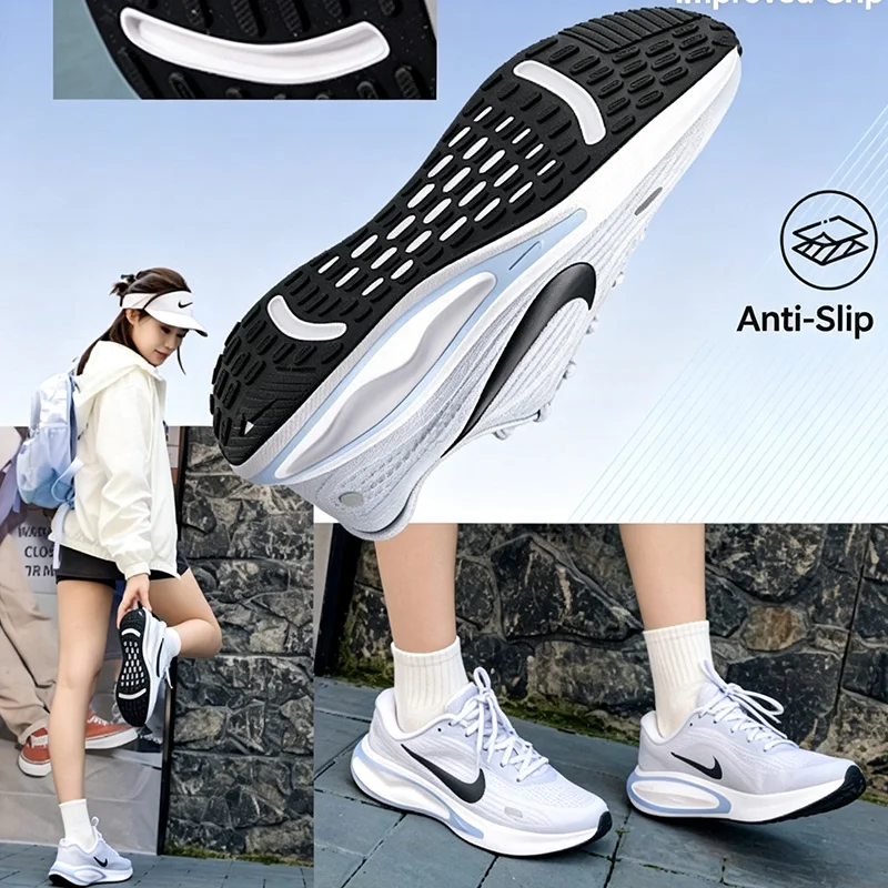Nike DR2698-110 Flash Sale Light Gray Lightweight Shoes Breathable Mesh Soft Cushion Non-Slip Casual Sneakers for Daily Walking view 2