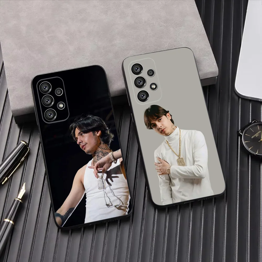 

Natanael Cano Phone Case For Samsung Galaxy A13,A21s,A22,A31,A32,A52,A53,A71,A80,A91 Soft Black Shell