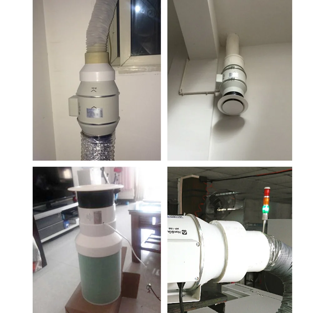 

1Pcs 200Mm Into 150Mm Tapered Reducing Coupling for Kitchen Ventilation System High Impact Resistant Smooth Flow Duct Adapter