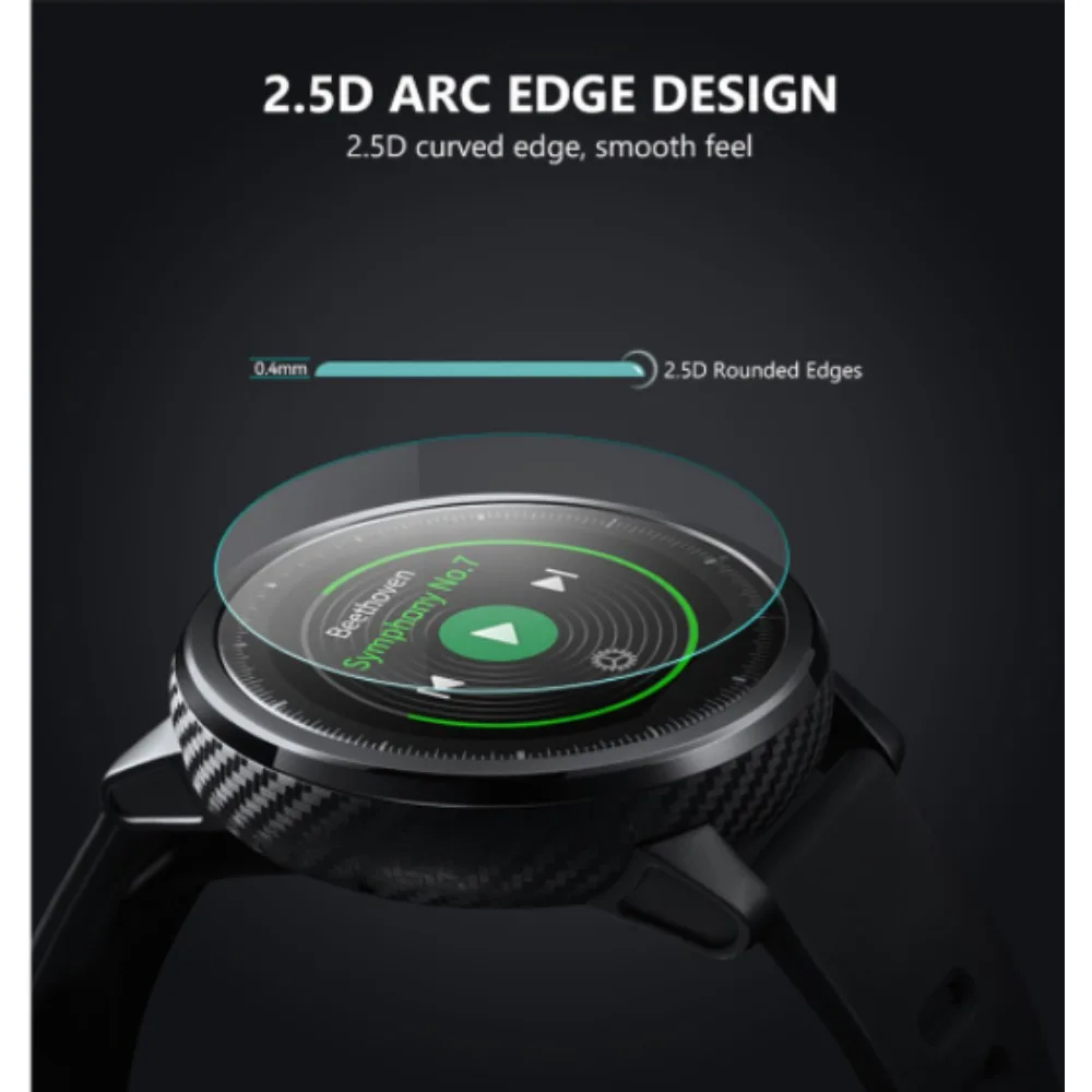 واقي شاشة من الزجاج المقسى 2.5D لهاتف Garmin Instinct