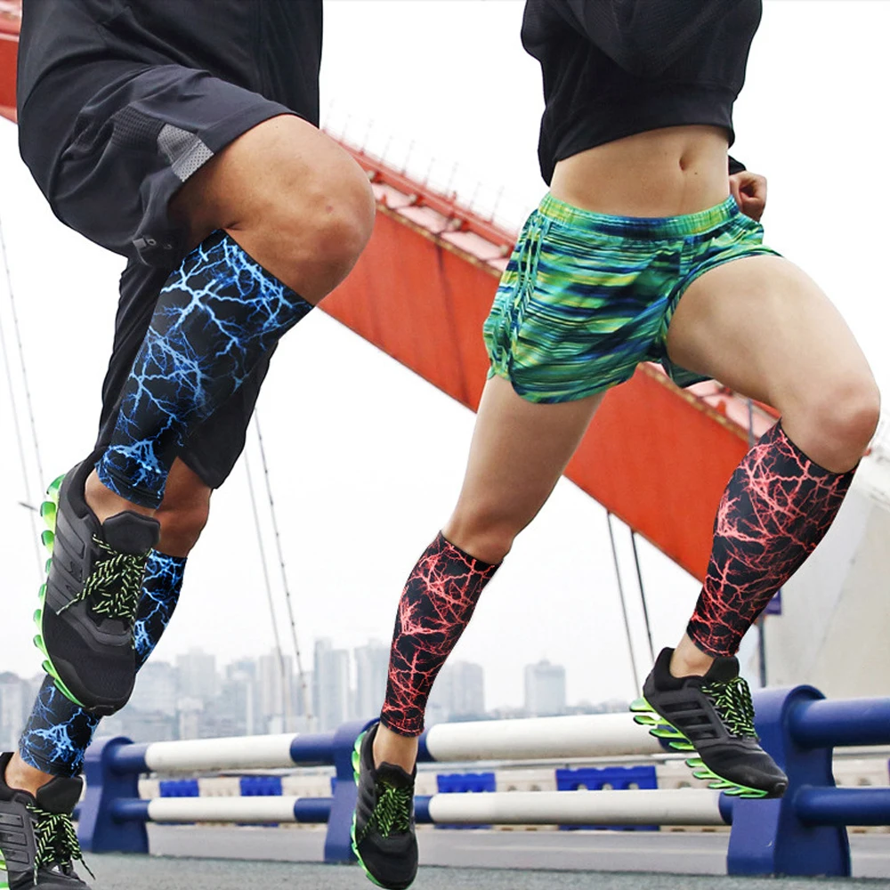 1 PCS Sport Shin Guard Compression Calf Sleeves Running Hiking Cycling Leg Warmers Runners Shin Splint Varicose Vein Pain Relief