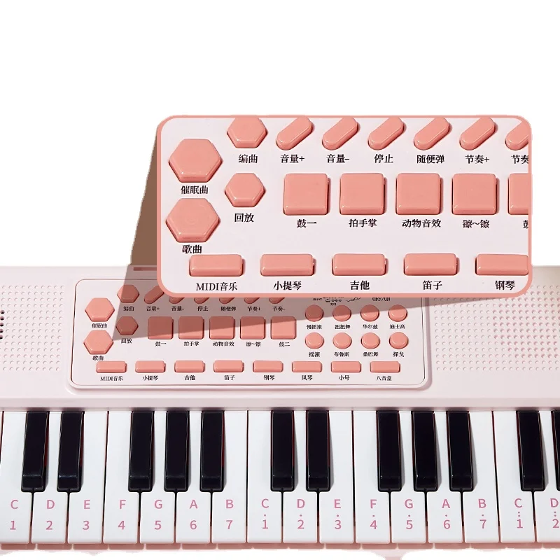 

Electronic Keyboard Children 'S Musical Instrument Beginner Baby With Microphone Girl Little Piano Pattern Toy