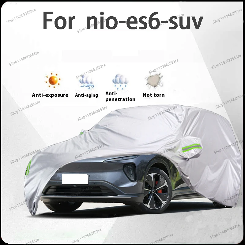 

For Nio ES6 Fit Car Cover Waterproof, Dustproof, Sunshade (UV), Snowproof | Silve Full Cover with All-Day Protection