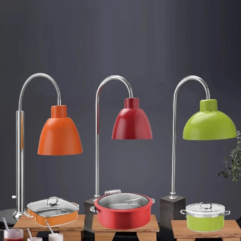 

Commercial single head food insulation lamp heating barbecue lamp heating lamp desktop