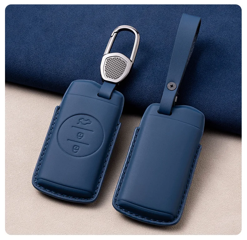 Suitable For Chery TIGGO8 PRO Plus 2021-2024 Leather Car Remote Key Case Cover Anti Scratch and Wear-resistant