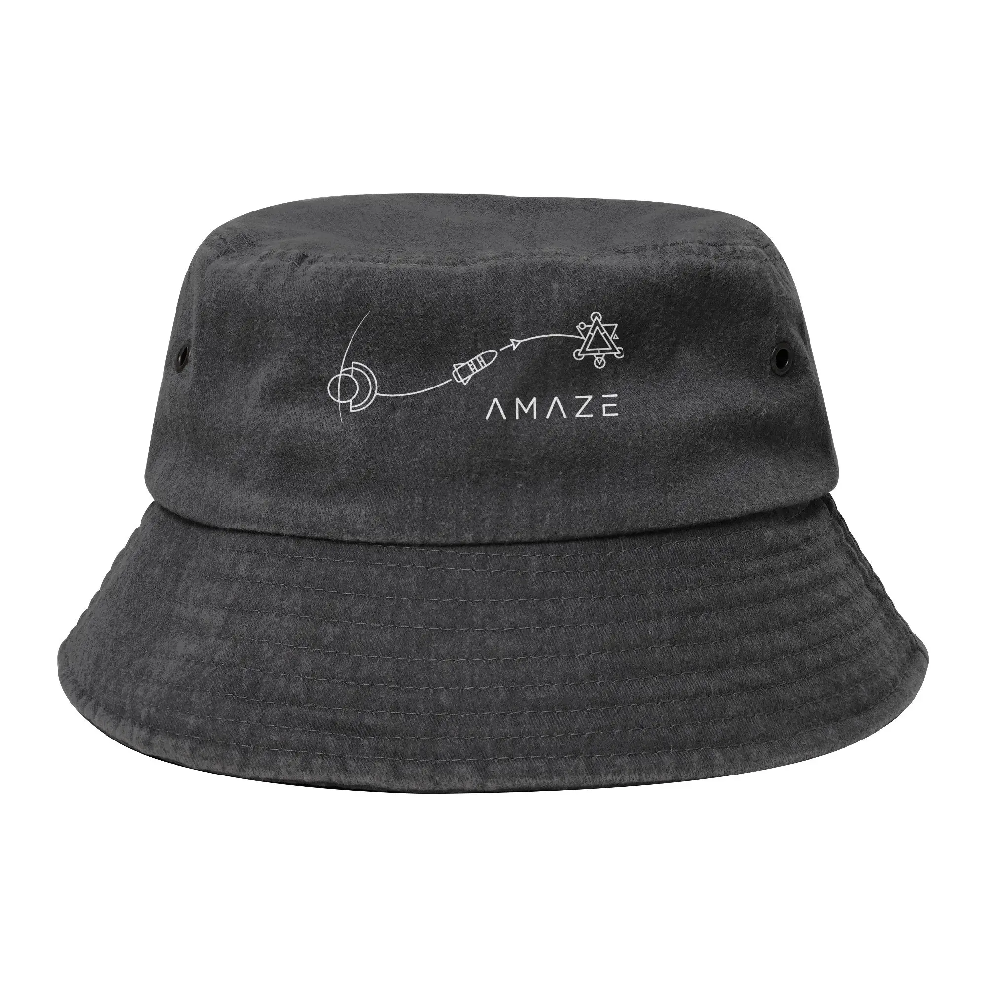 Project Hail Mary Amaze Minimalist Space Bucket Hats for Women Distressed Denim Sun Hats for Fishing Fisherman Caps Boonie Hat