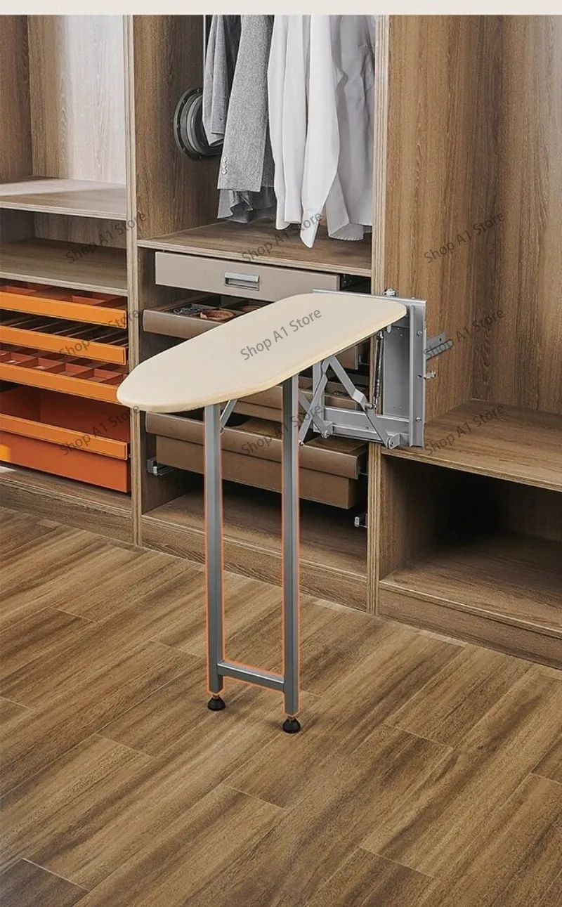 The Side of , Wardrobe Is Equipped with Rotary Ironing Factory Direct Sales, Embedded Ironing Board in The Household