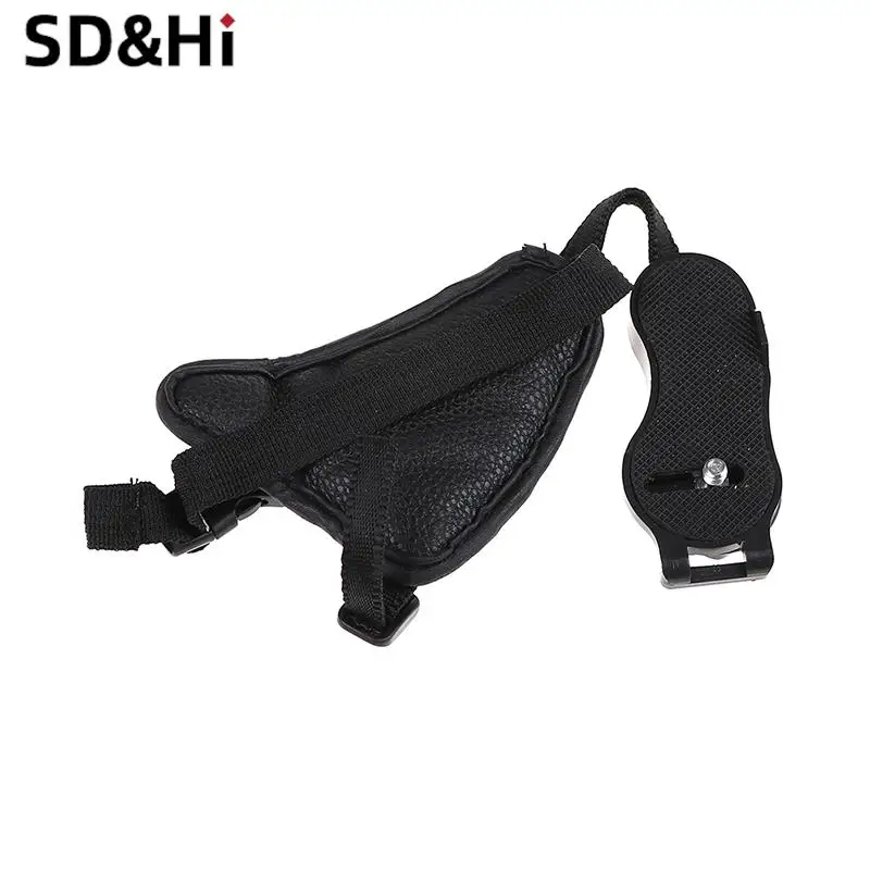 1pc Hand Grip Camera Strap PU Leather Hand Strap Camera Camera Photography Accessories For DSLR