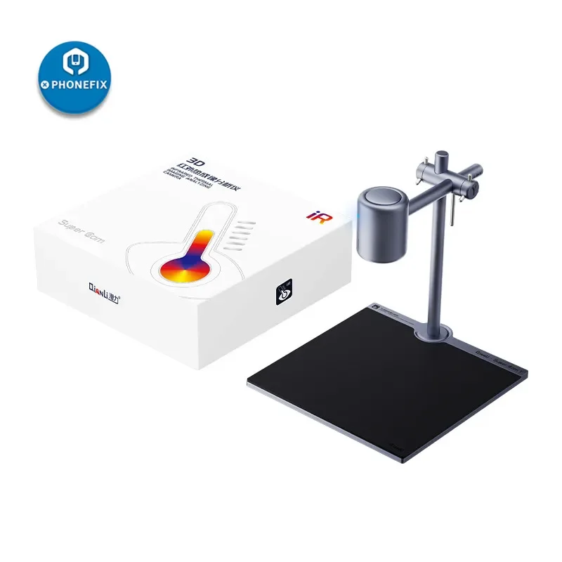 Qianli-cámara térmica infrarroja SuperCam Y 3D, Detector de análisis de lmaging para placa base de teléfono, comprobación de fugas eléctricas por defecto
