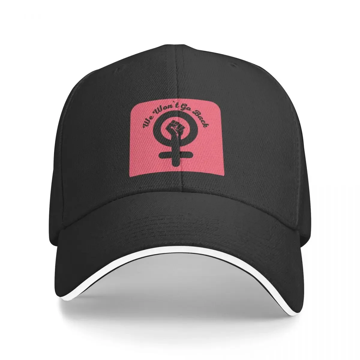 We Wont Go Back Pink Fist Essential Baseball Cap Wild Ball Hat Mountaineering Beach Boy Child Women's