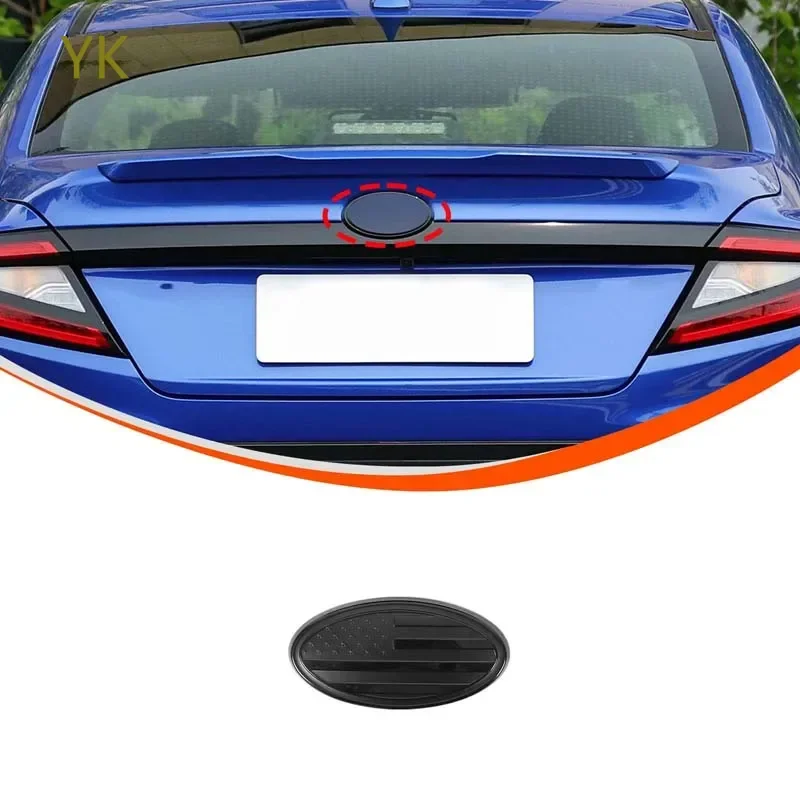 

For Subaru WRX 2022-2025 ABS Black Car Rear Logo Decorative Protection Cover Sticker Car Accessories