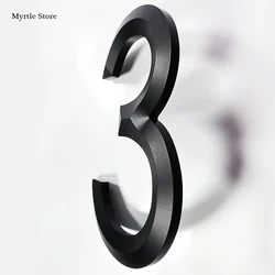 8 inch/200 mm Floating House Number 3D Numbers Address Sign #0-9 Letters Big Modern Door Plates Home Outdoor Numeros