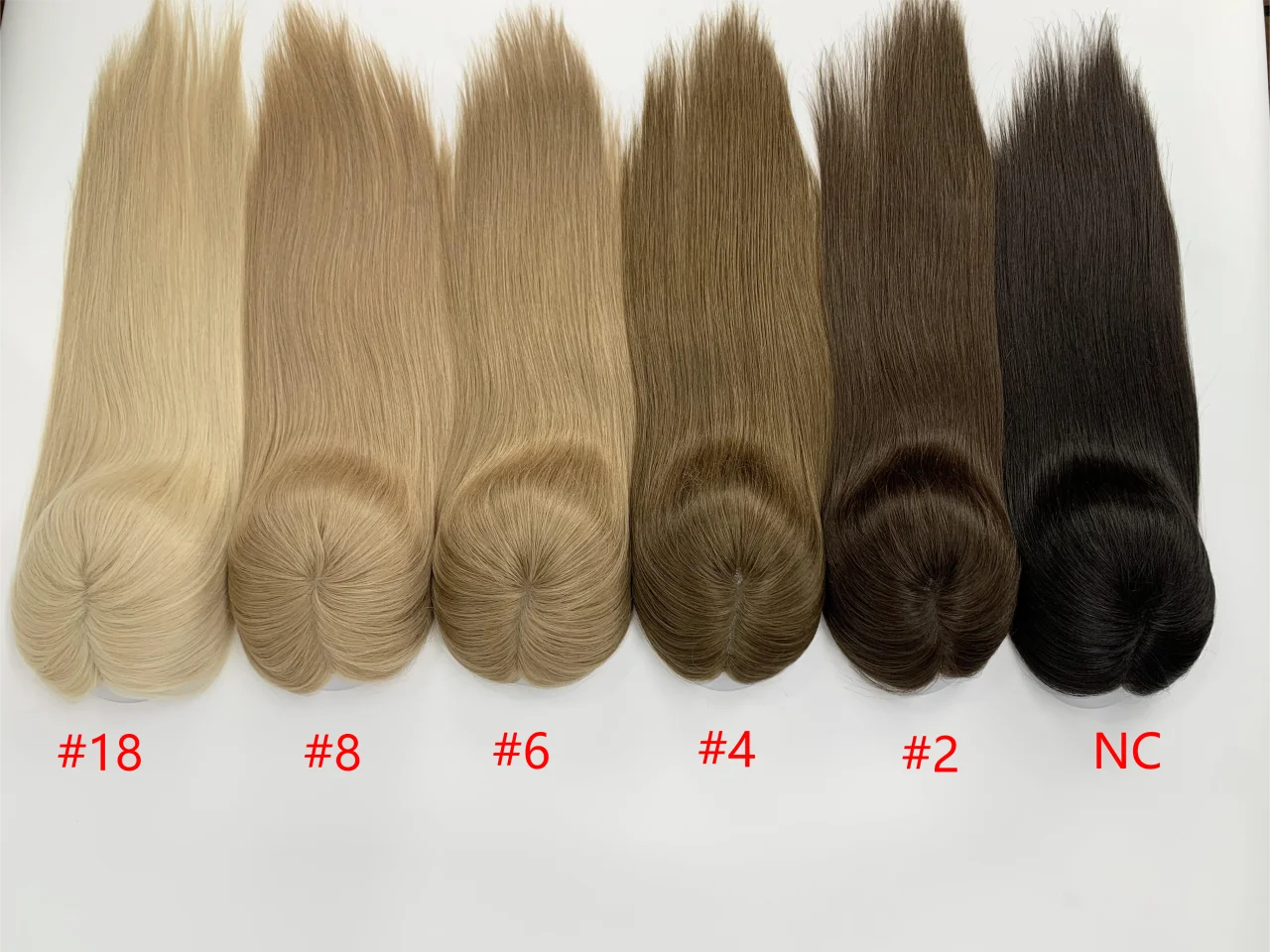 Il miglior topper per capelli umani al 100%, capelli vergini in pizzo svizzero completo, base da 6 x 5,5 pollici, 16 pollici, multi colori 1B/2/4/613