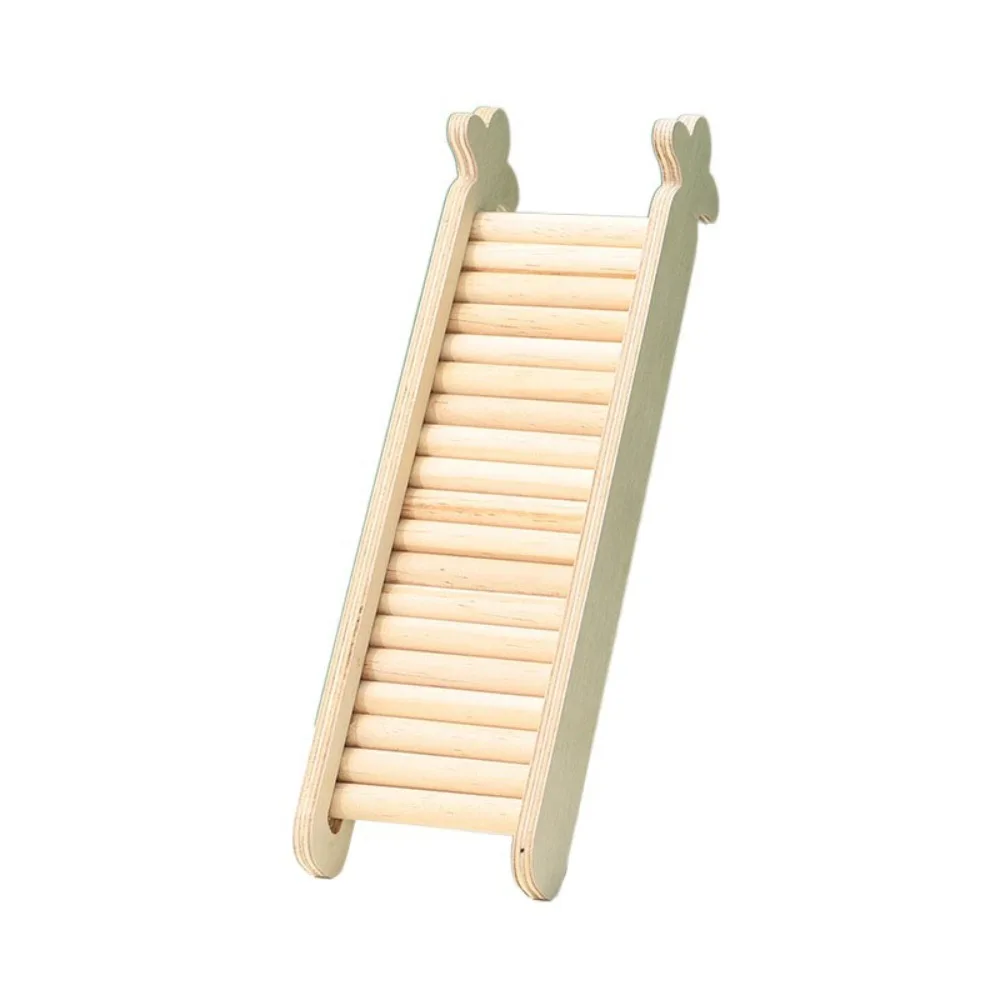 

Decorative Wooden Hamster Ladder Wood Wave Shape Hamster Climbing Ladder Animals Cage Ladder Hamster Toy Staircase for Playing