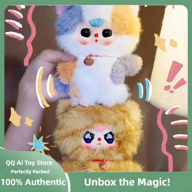 

Hot Genuine Baby Three Whose Cat Is This Series Vinyl Blind Box Lovely Plush Doll Toy Trendy Play Mystery Box Cute Birthday Gift