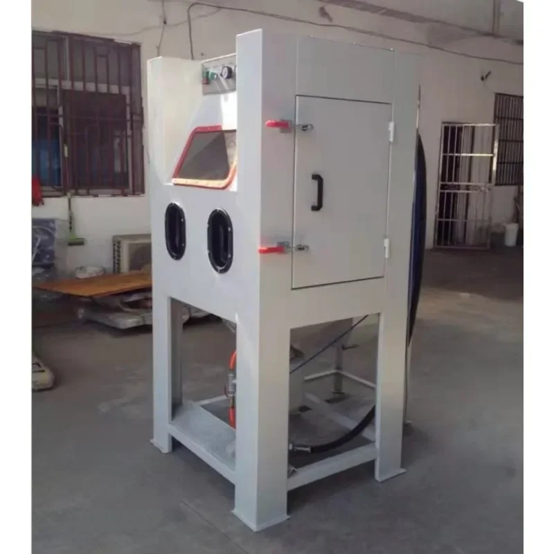 Hot Sale Machinery Cabinet Airless Sandblasting Machine Alloy Wheel Dry Sandblasting Machine