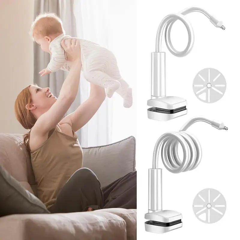 Soporte para Monitor de bebé, soporte para cuna, soporte de brazo largo, abrazadera de Clip Flexible para cuna de guardería, estante de cocina y baño