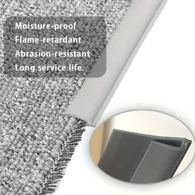 

1 шт., 1 м/39,37 дюйма, профиль для отделки края ковровых покрытий, профиль для отделки края напольных покрытий, профиль для отделки края пола с необработанным краем, прост в установке