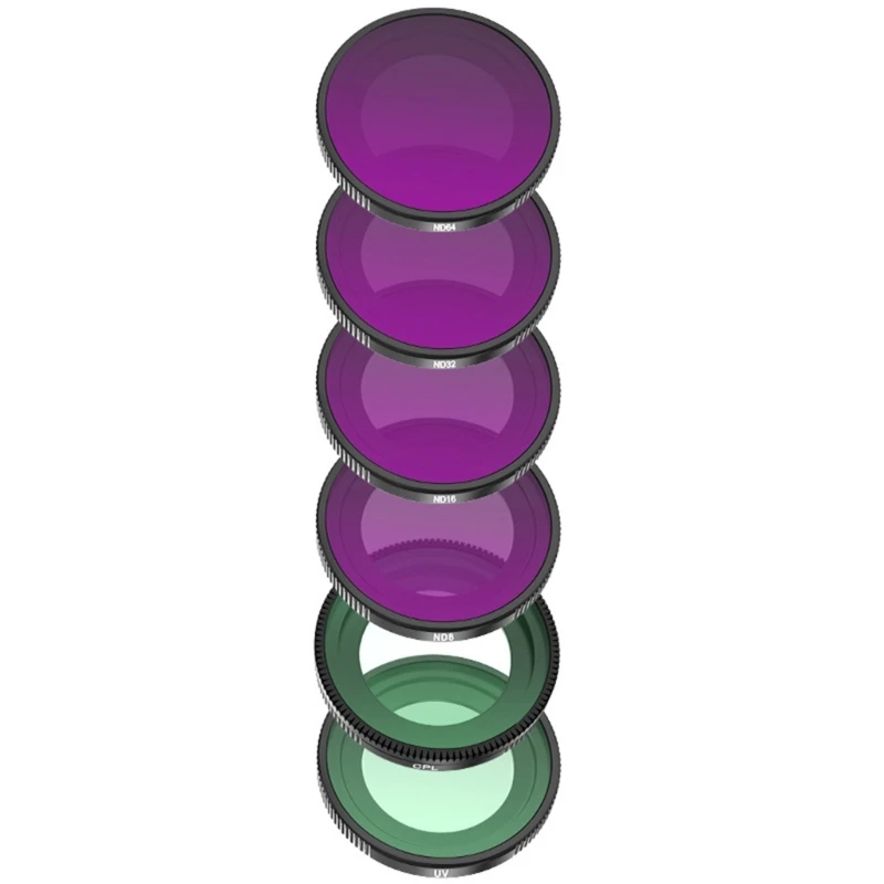 CPL ND8 ND16 ND32 Juego filtros lente para accesorios cámara acción lentes GO3S
