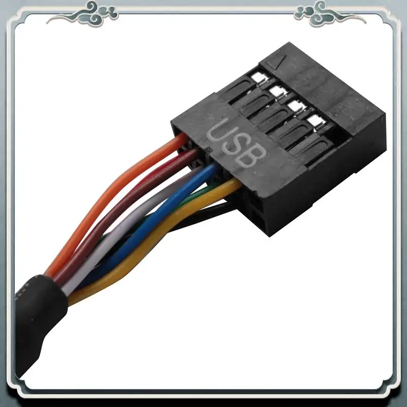 Premium 4 Pcs USB 3.0 Header To USB 2.0,USB 3.0 To USB 2.0 Motherboard Adapter Cable,19 Pin USB3.0 Male To 9 Pin USB2.0 Female