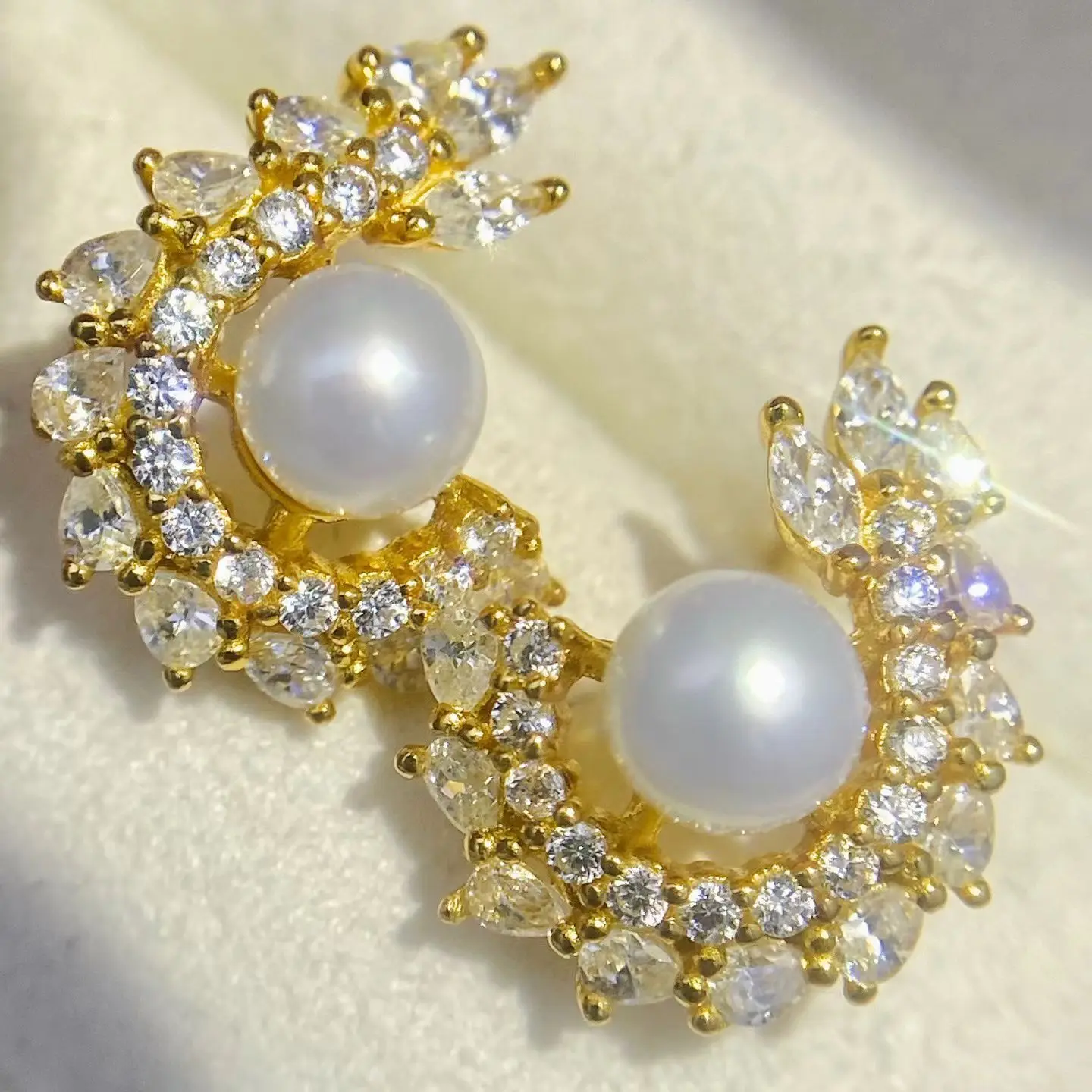 Wholesale S925 Sterling Silver Earrings Mount Findings Settings Base Mounting Parts Accessory for 4-5mm Pearls 5 pairs/lot