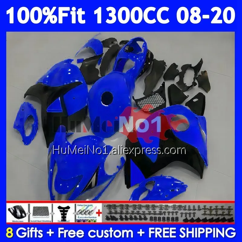 Fairing For SUZUKI GSXR 1300 Hayabusa GSXR-1300 Blue black 127No.67 GSXR1300 2008 2009 2010 2011 2012 2013 14 15 16 17 18 19 20