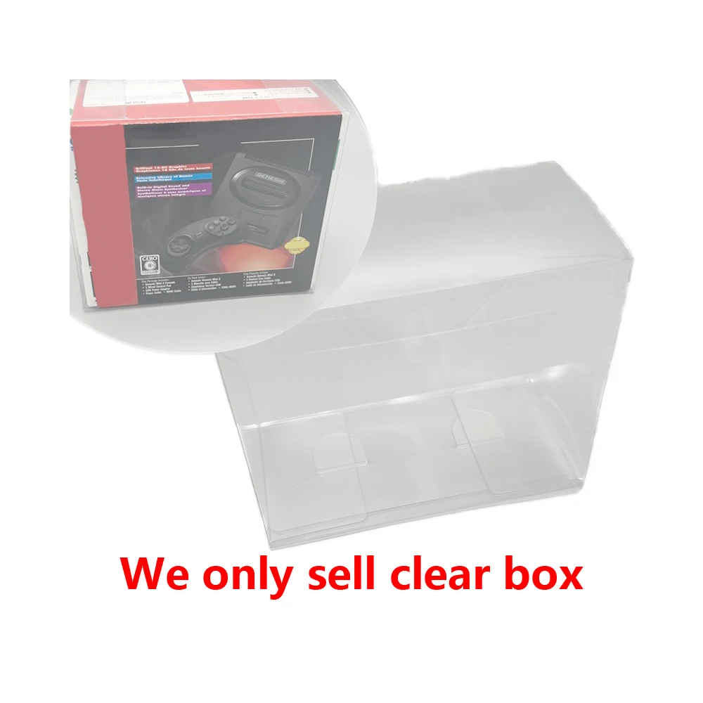 High Quality Transparent Box For Genesis Mini2 For MDmini2 Transparent Collection Protection Box Display Box