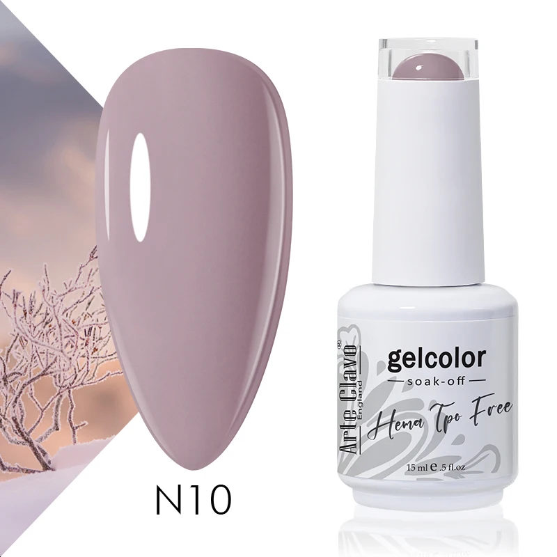 Arte Clavo Rose Red Kleur Serie 15 ml Gel Nagellak Hot Koop Langdurige Losweken Vernis Hybrid Nail Art top Bsae Maincure