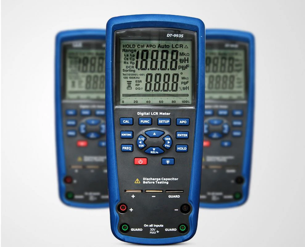 Testeur numérique LCR multimètre testeur numérique Inductance électrique capacité résistance Table de Test