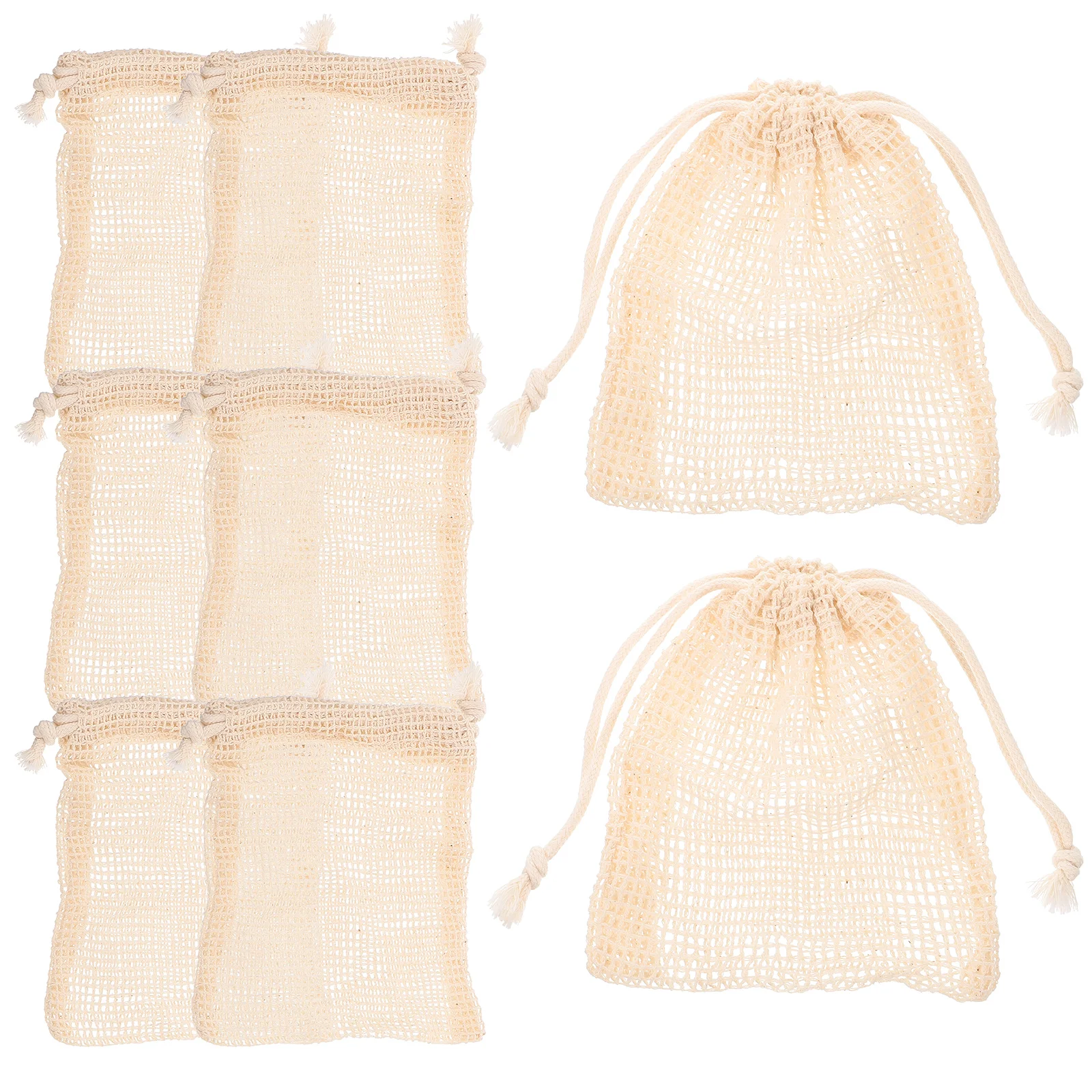 

Cotton Soap Pouches Bathing Mesh Bag Foam Storage Colored Lightweight Travel Drain Water Body Wash Handmade Soap Facial