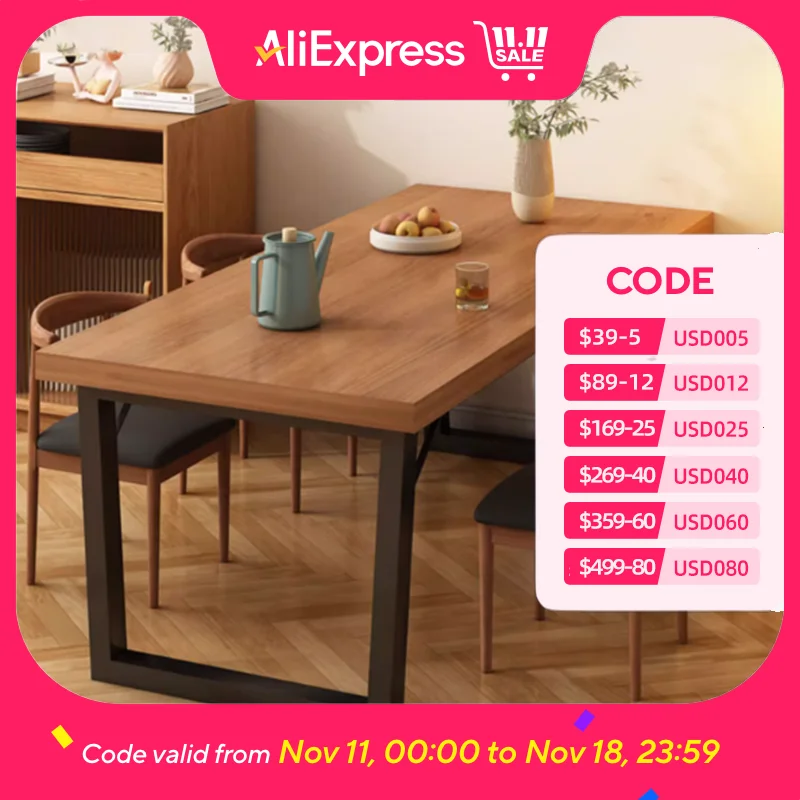 

Modern Party Dining Table Luxury Floor Style Rectangular Center Dining Table Living Room Design Mesas De Comedor Home Furniture