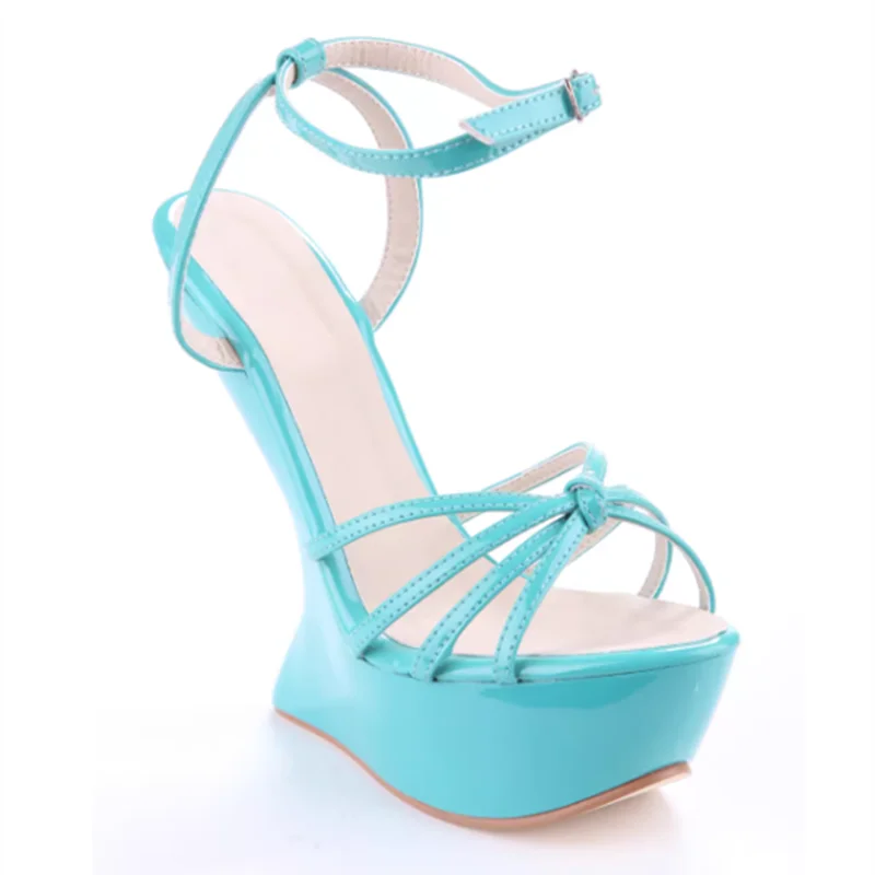 2026 Summer New Strange Style Platform Sandals Cross Strap High Heels Slingback Street Shoes Ladies Ankle Buckle Party Shoes image 3