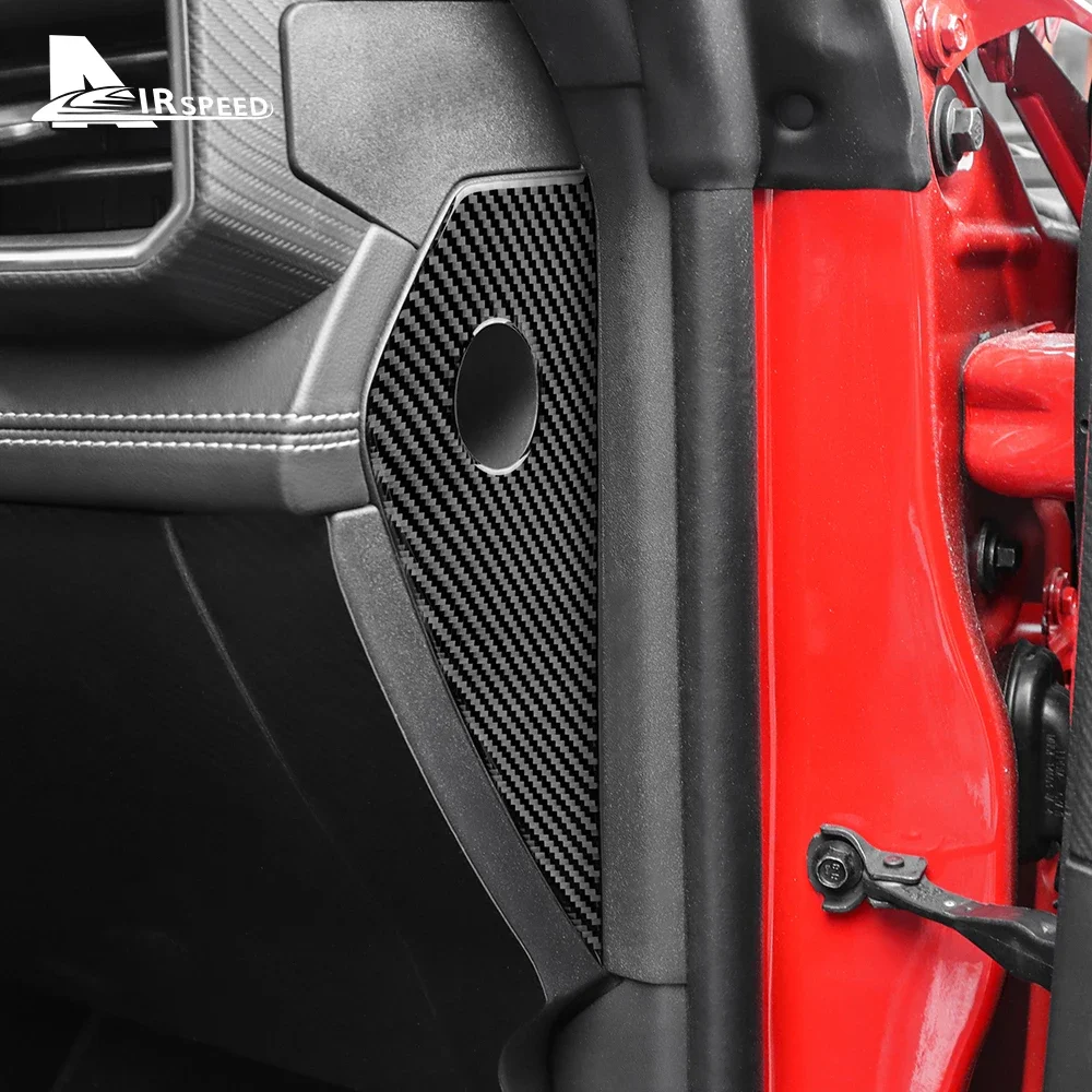Real Soft Carbon Fiber Sticker For Ford Mustang GT 2024 2025 LHD RHD Car Instrument Side Panel Interior Trim Accessories