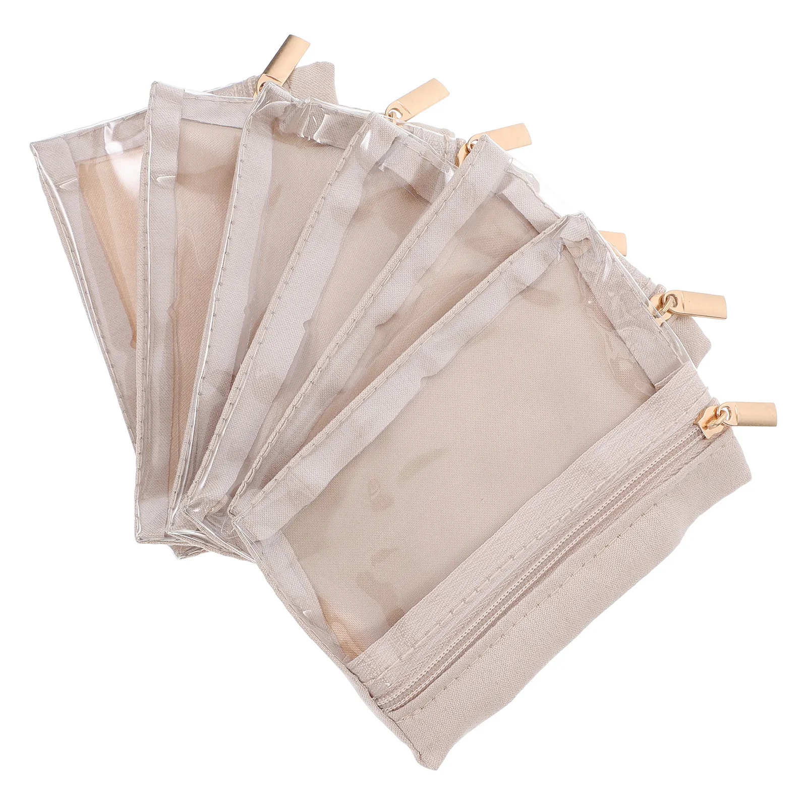 

6Pcs Small Jewelry Bags Anti-Tarnish Clear Zippered Storage Portable Jewelry Organizer Thickened Pouches Packing Bags