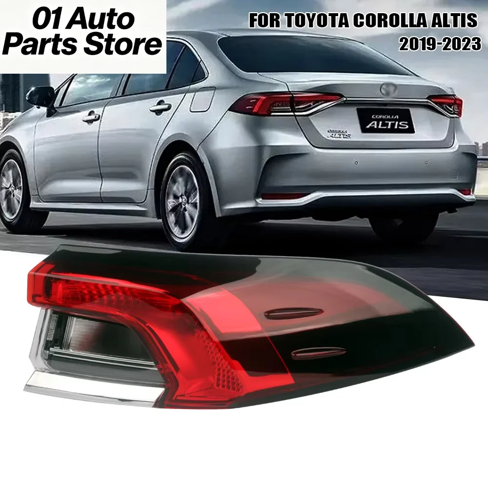 Left/Right Side Tail Lamp FOR TOYOTA COROLLA ALTIS 2019 2020 2021 2022 2023 Rear Tail Light Brake Lamp with