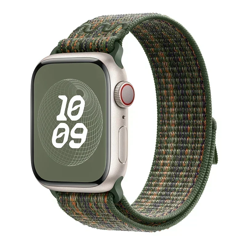 Nylon Loop Sport Strap for Apple Watch Band Series 10 42mm46mm 45mm 44mm 49mm Bracelet for iWatch 9 8 7 6 5 SE Ultra 2 Watchband