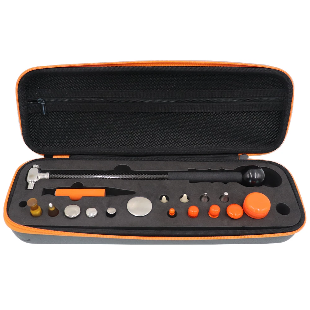 Paintless Dent Repair Carbon Fiber Hammer Tool Kit Knock Hammer Short Tap Pen With Rubber/Steel/PEI/PAI Tap Heads 6 Paintless Dent Repair Carbon Fiber Hammer Tool Kit Knock Hammer Short Tap Pen With Rubber/Steel/PEI/PAI Tap Heads 6