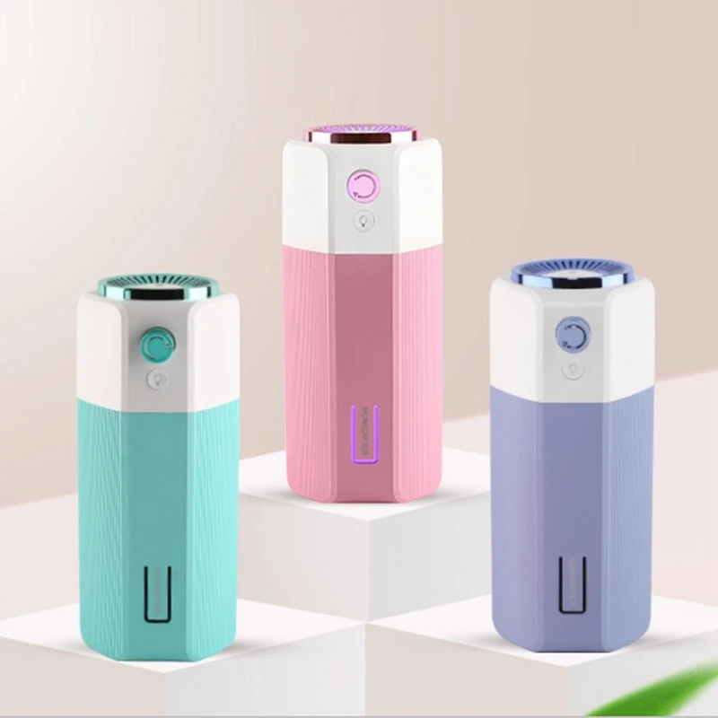 

Portable USB Mini Air Humidifier Rotary Switch Atomizer Home Office Desktop Car Air Freshener Mist Sprayer