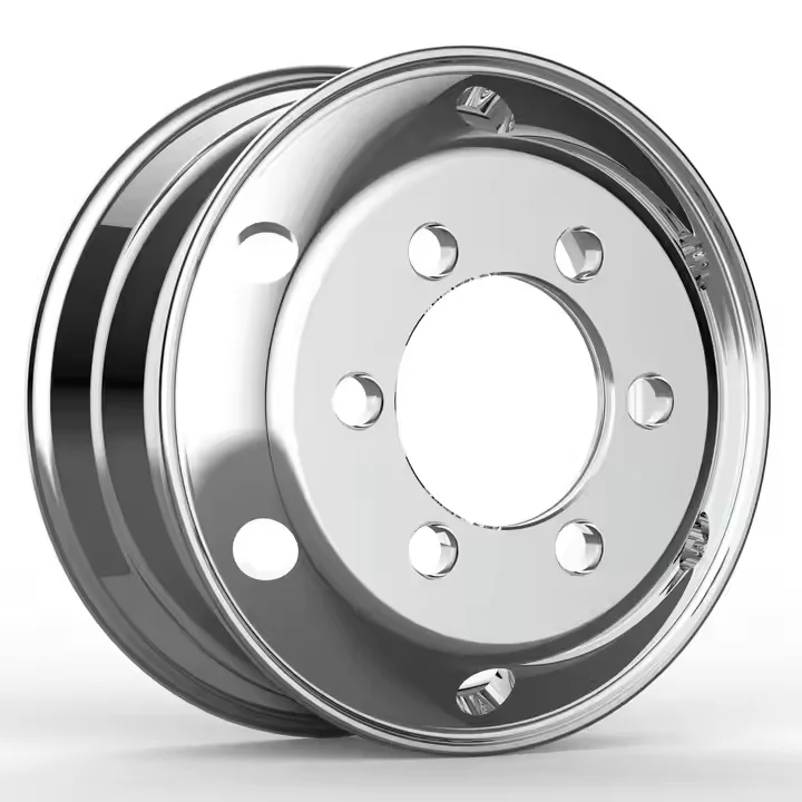 High Quality 22.5x8.25 Aluminum Truck Wheel Rim with Cost-Effective Chrome Finish Customized for Bus/Trailer/RV New