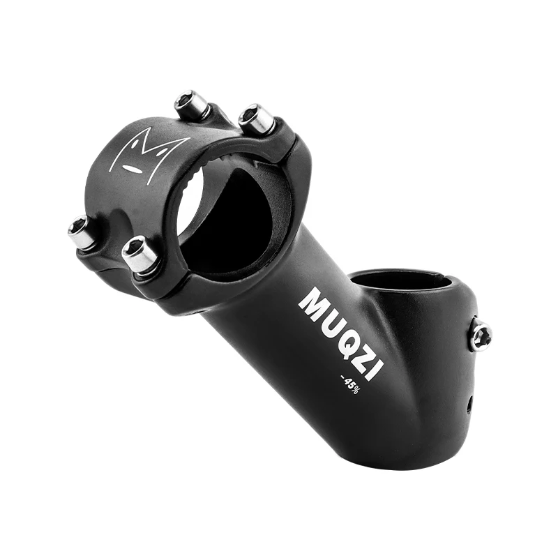 Alloy 45 Degree MTB Bike Handlebar Stem 31.8*28.6*65mm Aluminum BMX Mountain Bicycle Bar Stem Cycling Accessories 1-1/8\