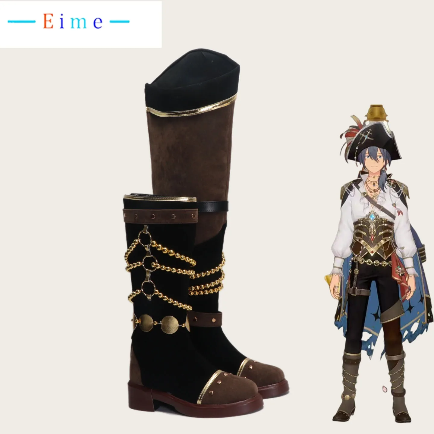 

ES2 Shiina Niki Обувь для косплея Игровой ансамбль со звездами Косплей Обувь из искусственной кожи Аксессуары Хэллоуин Карнавальные ботинки на заказ