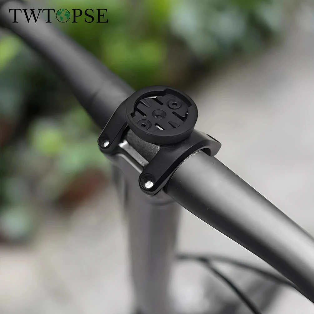 TWTOPSE Bicycle Handlebar Clamp For Brompton T Line Folding  Bike Fit Garmin/GOPRO Computer Bike Light Handle Bar Clip Mount