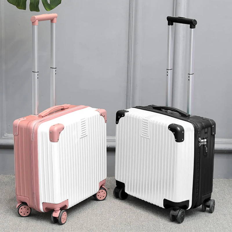 Mini Suitcase Light Small Carry-on Trolley Case Women's Password Suitcase Men's 18 Inch Small Fresh