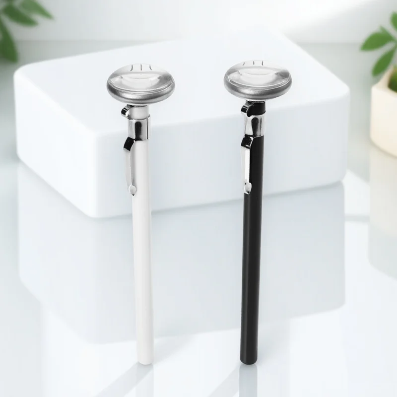 2pcs Water Temperature Thermometer Stainless Steel Plastic Long Probe for Milk Coffee Tea Espresso Accurate Measurement Easy