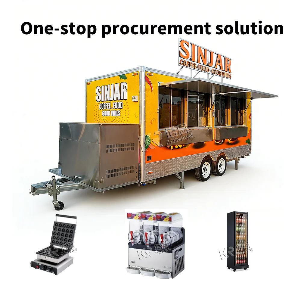 

Mobile Catering Business Food Trailer Pizza Trailer Coffee Catering Trailer Concession Snack BBQ Food Truck Fully Equipped