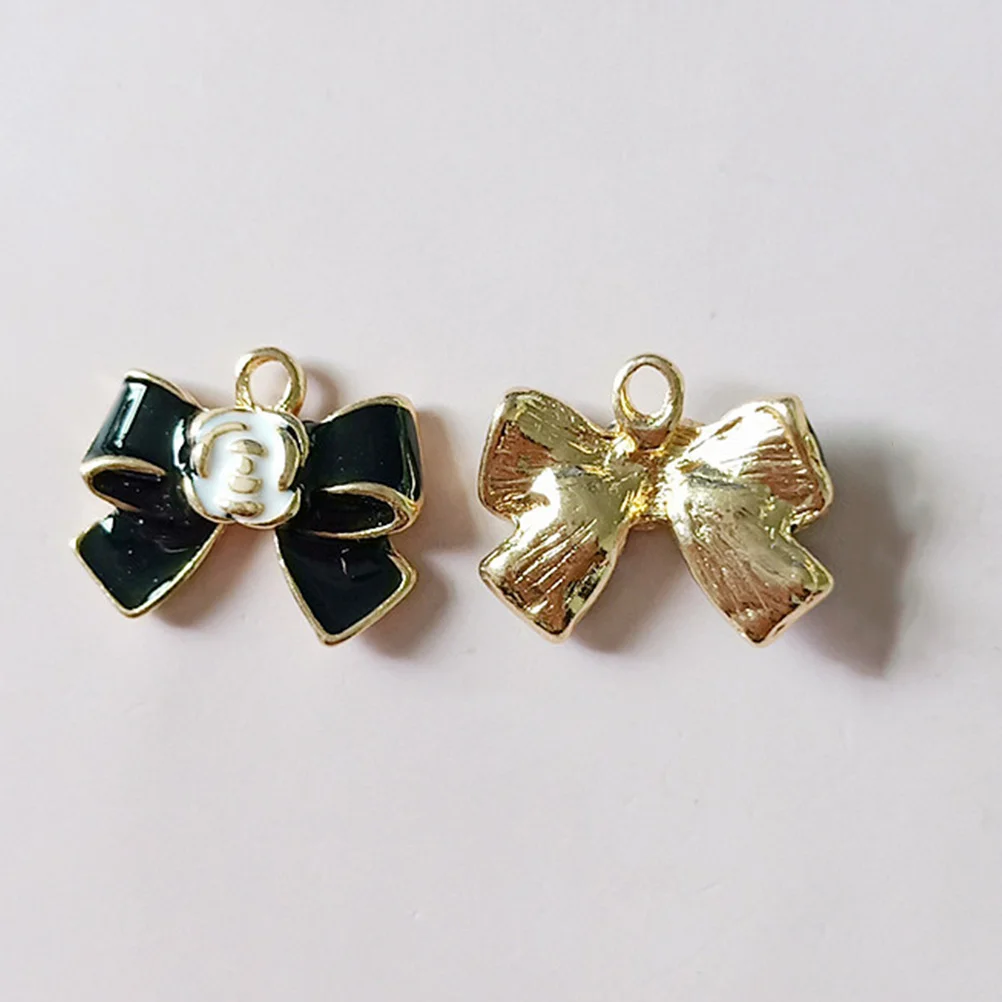 

20Pcs Butterfly Knot Ornaments Creative Alloy Bow Charms for DIY Earrings Necklaces Bracelets Jewelry Making Supplies Handmade