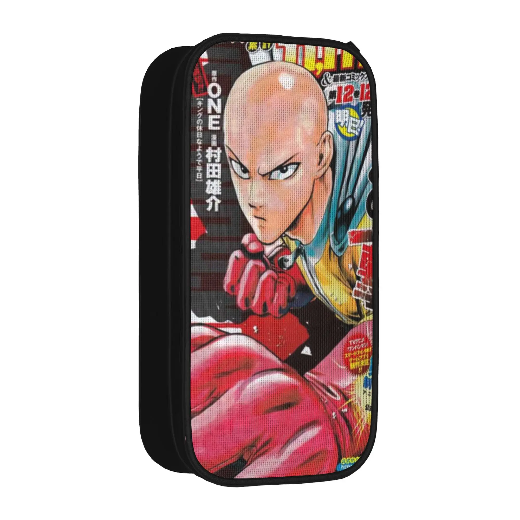 The Strong One-Punchs-Man Pencil Case New  Pencil Bags Student Big Capacity Office Zipper Pencilcases